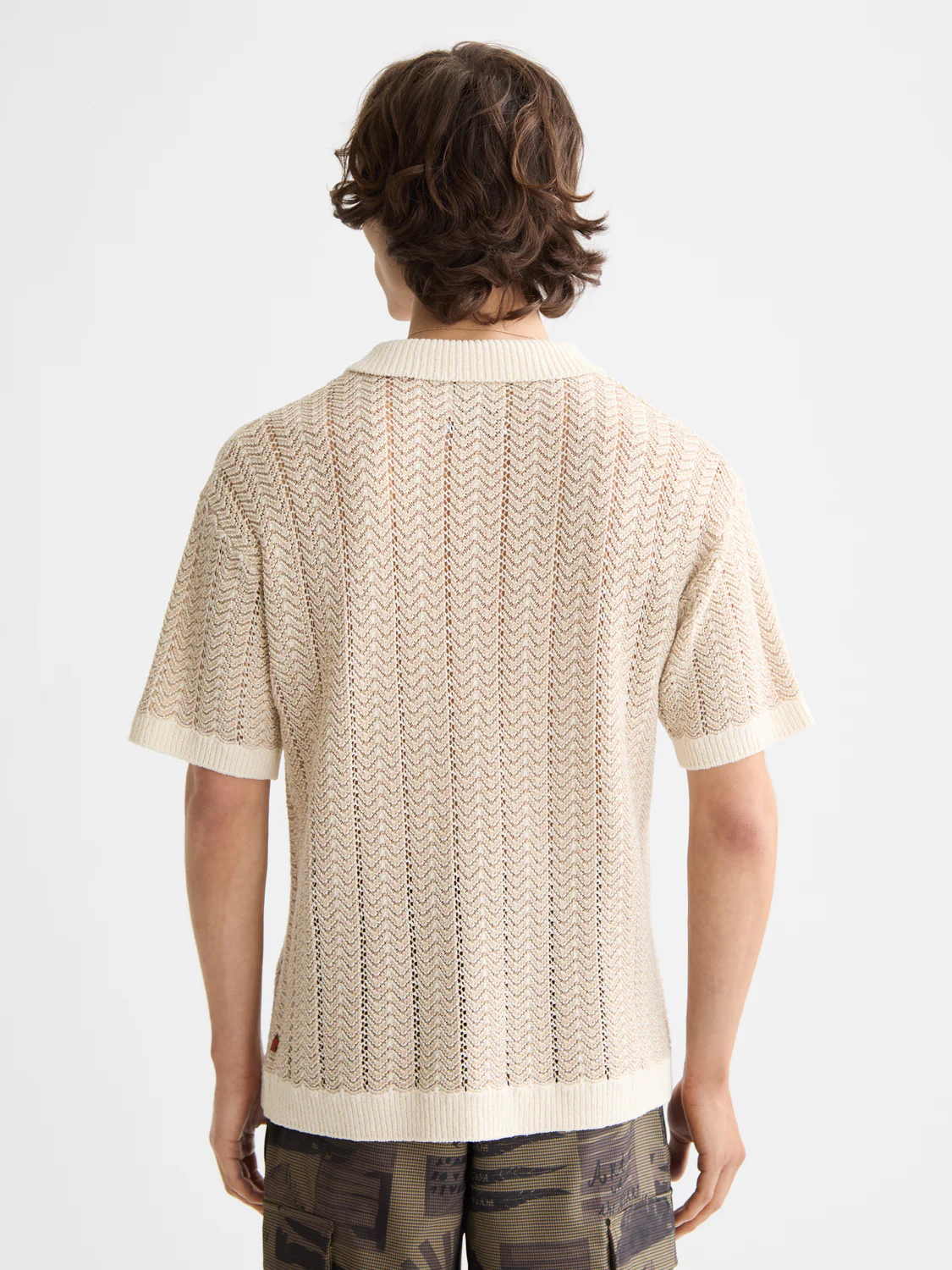 knitted v-neck polo - Image 4