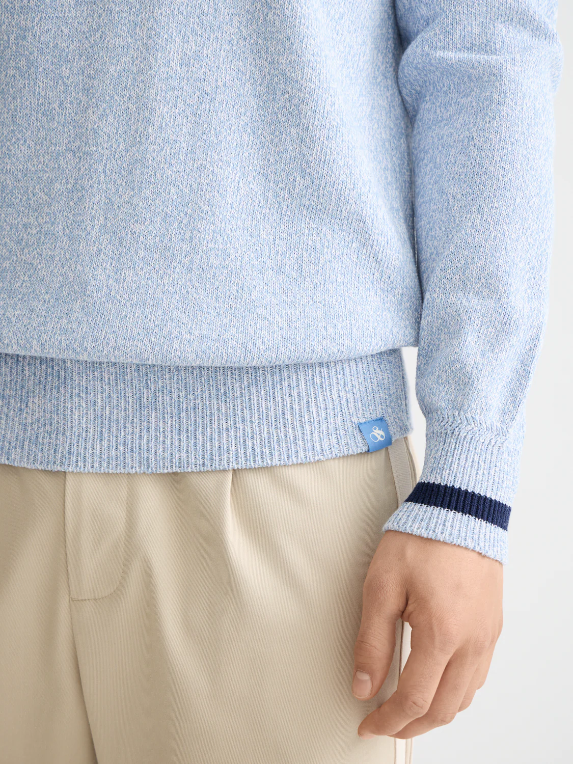 Melange regular crew neck - Image 10