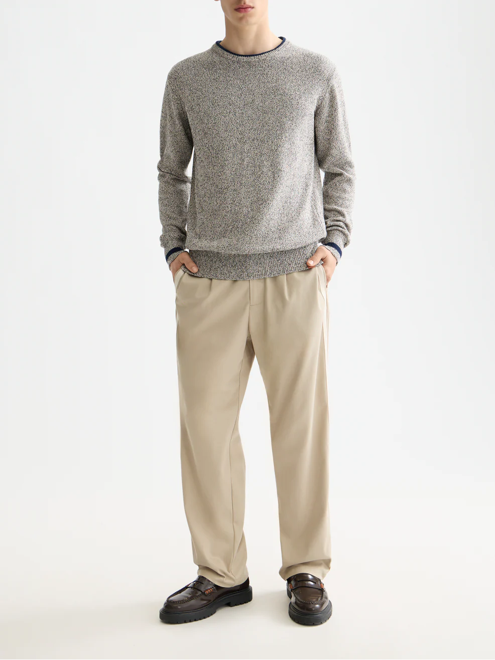 Melange regular crew neck - Image 2