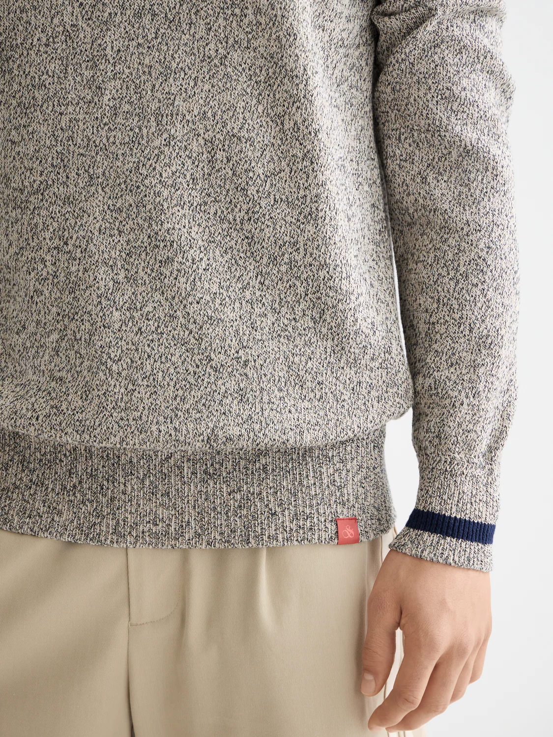 Melange regular crew neck - Image 3