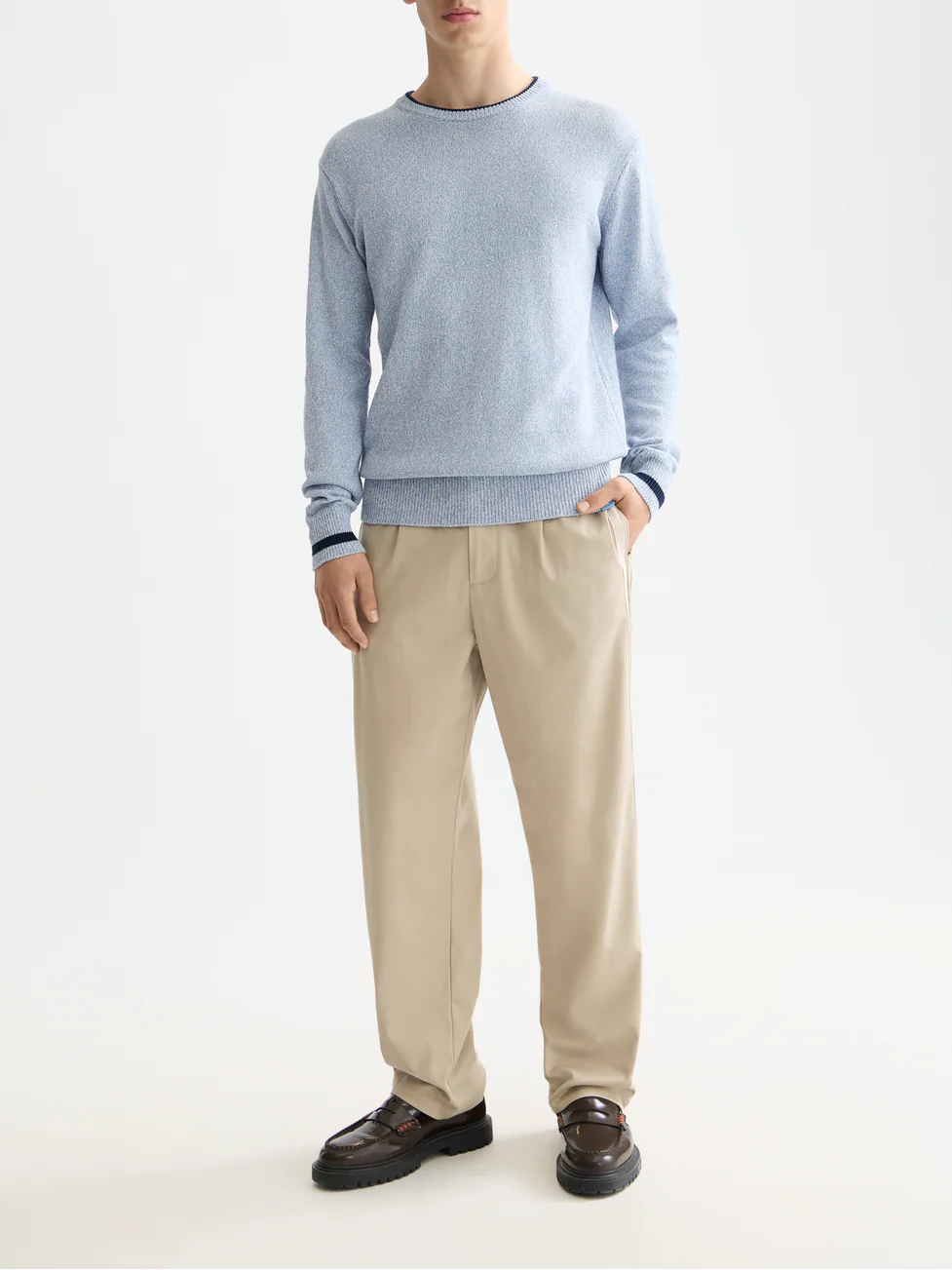 Melange regular crew neck - Image 9