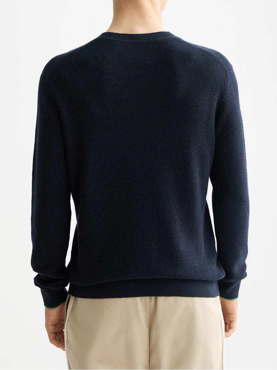 Linen blend crew neck - Image 10