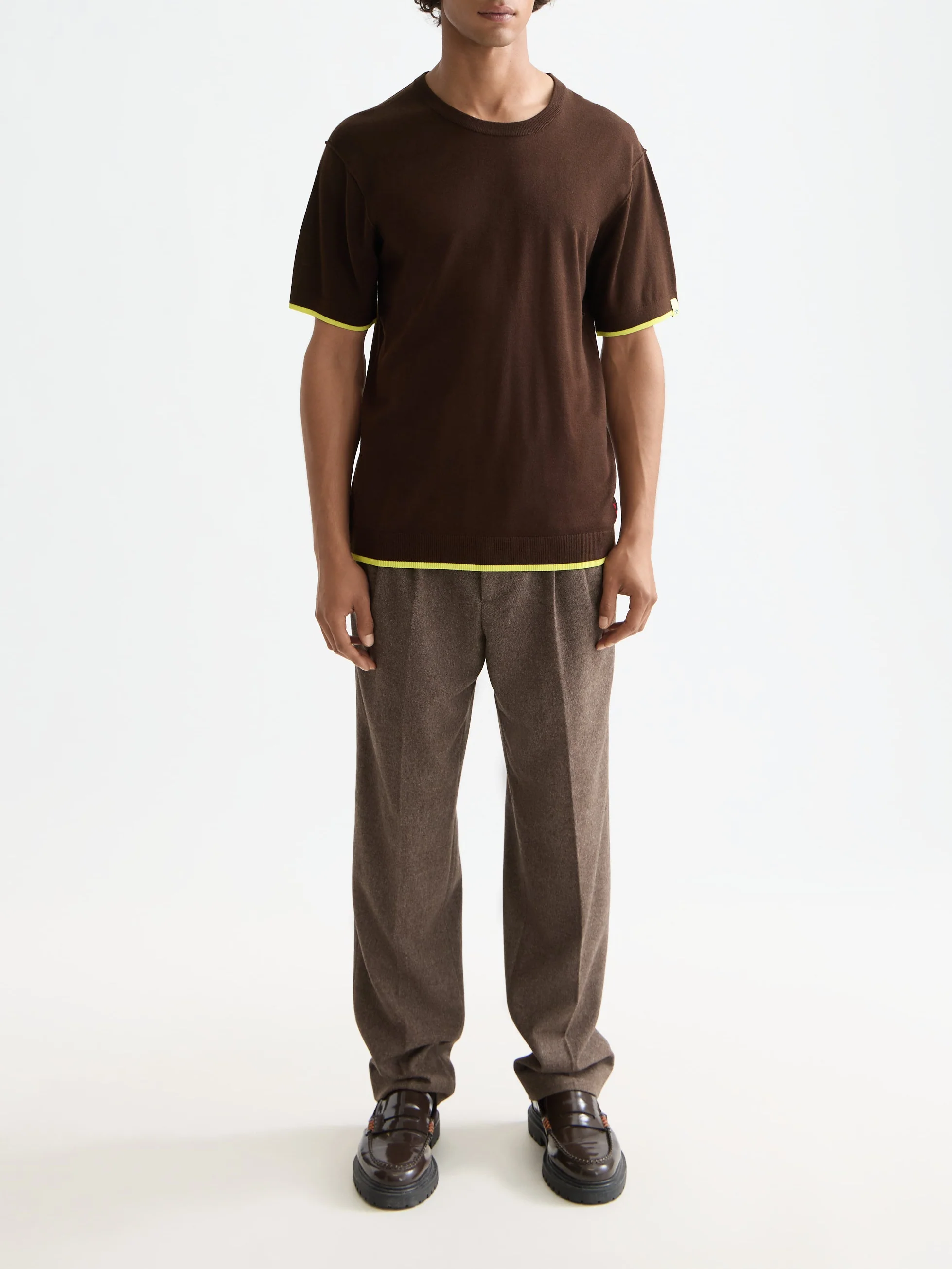 Knitted relaxed T-shirt - Image 15