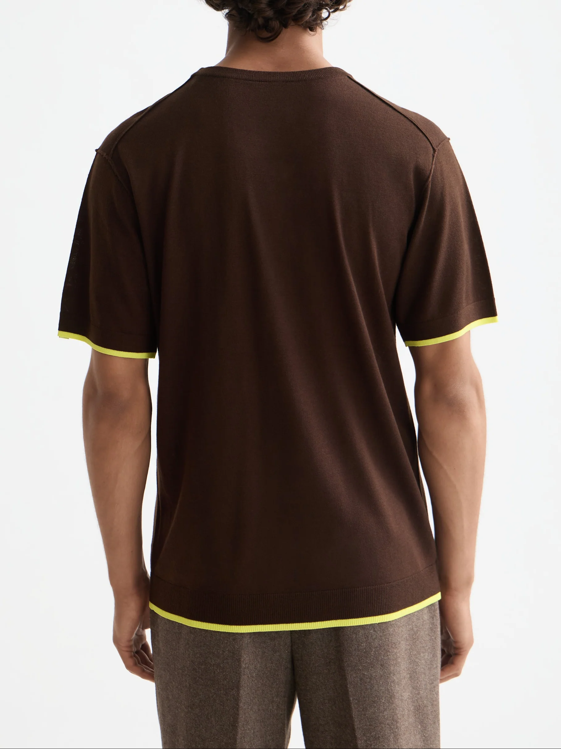 Knitted relaxed T-shirt - Image 18
