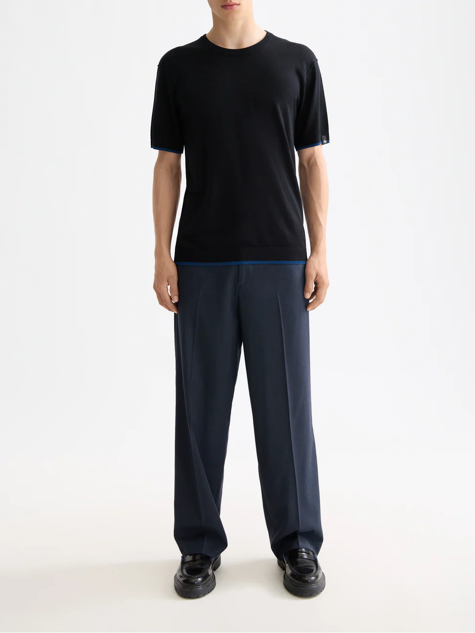 Knitted relaxed T-shirt - Image 2