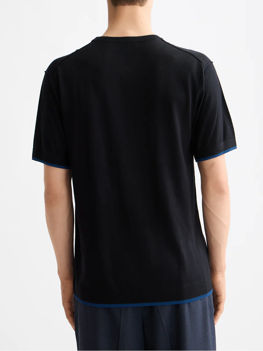 Knitted relaxed T-shirt - Image 4