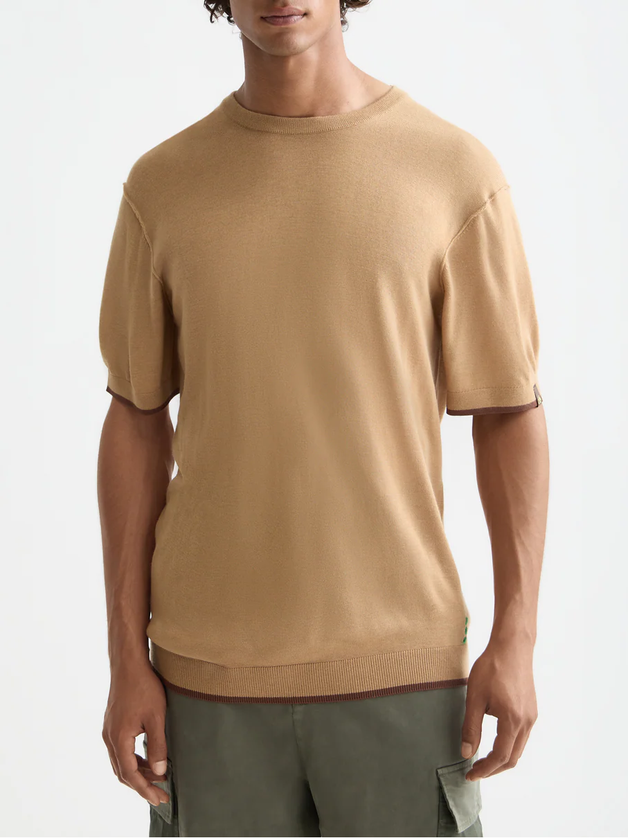 Knitted relaxed T-shirt - Image 8