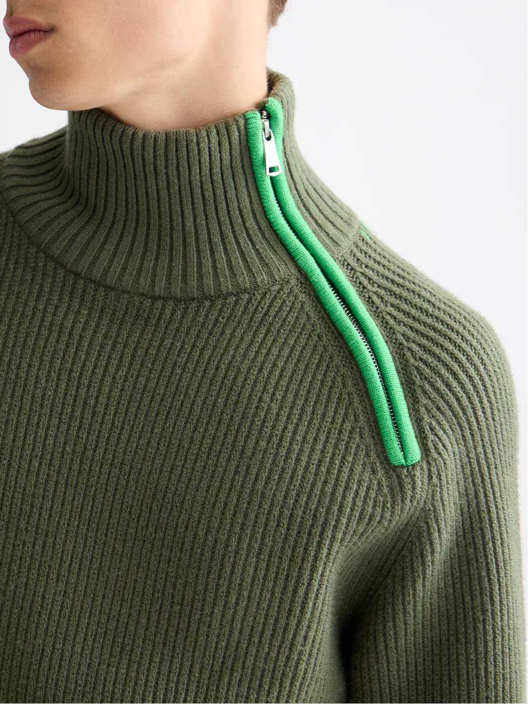 Troyer Raglan zip pullover - Image 3
