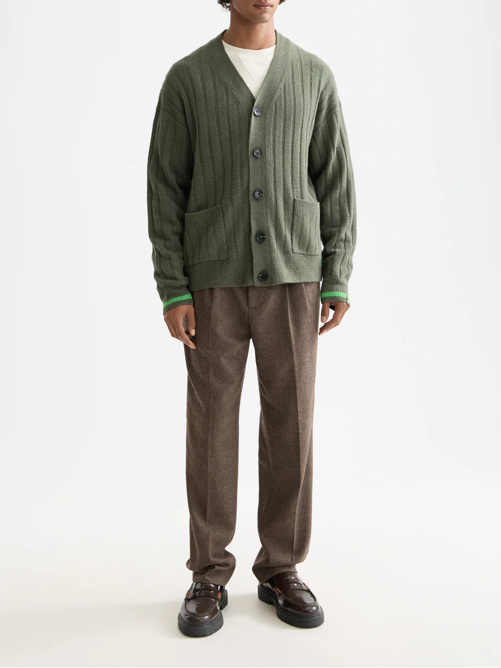 Soft knit dropped shoulder cardigan - Image 2