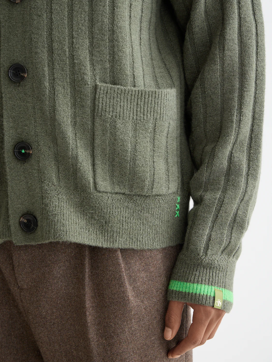 Soft knit dropped shoulder cardigan - Image 3