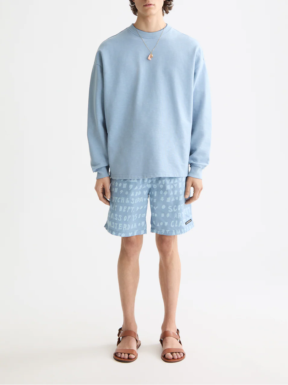 Printed swim shorts