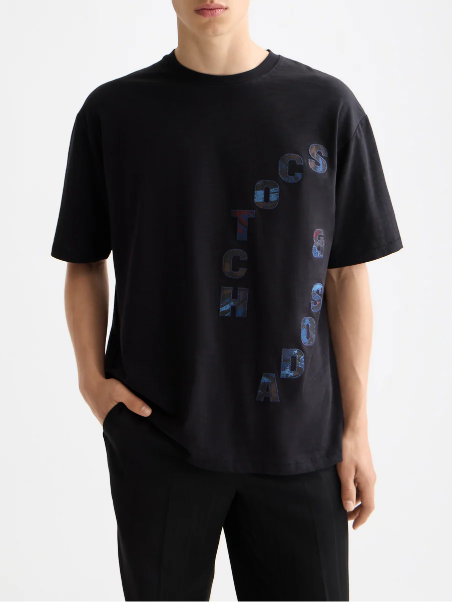 Loose Fit Applique T-shirt - Image 8