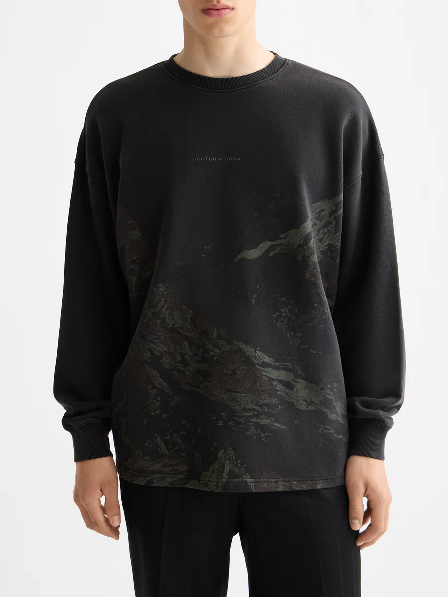Loose Overdyed Sweatshirt