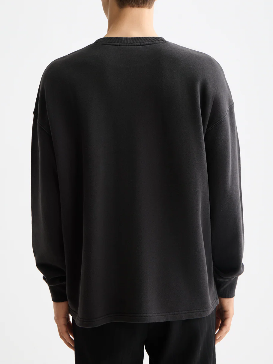 Loose Overdyed Sweatshirt - Image 4