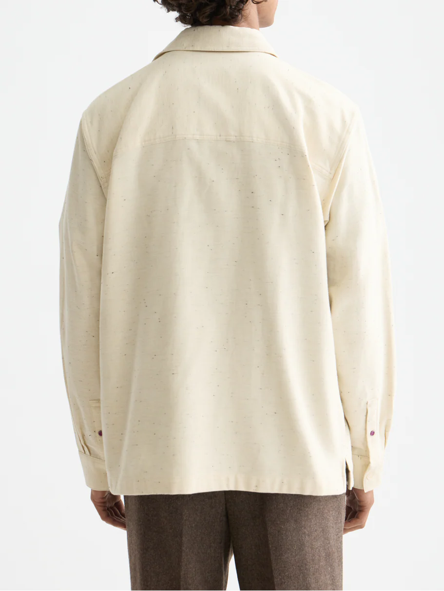 Melange relaxed shirt - Image 11
