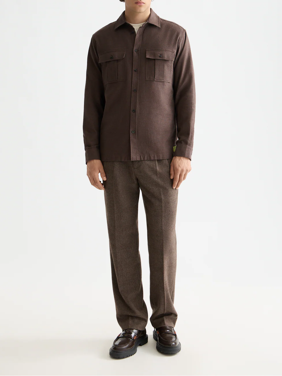 Melange relaxed shirt - Image 2