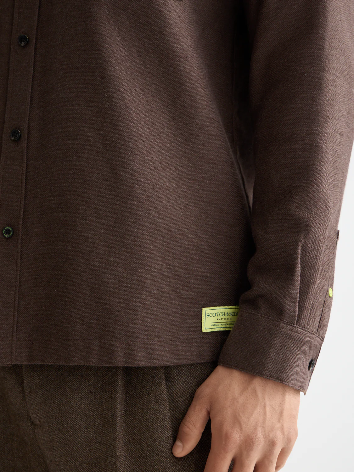Melange relaxed shirt - Image 3