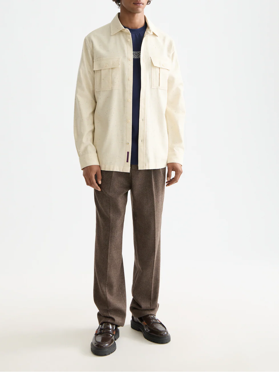 Melange relaxed shirt - Image 9