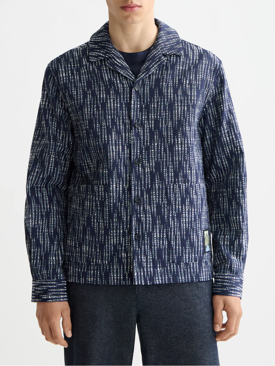 Jacquard overshirt