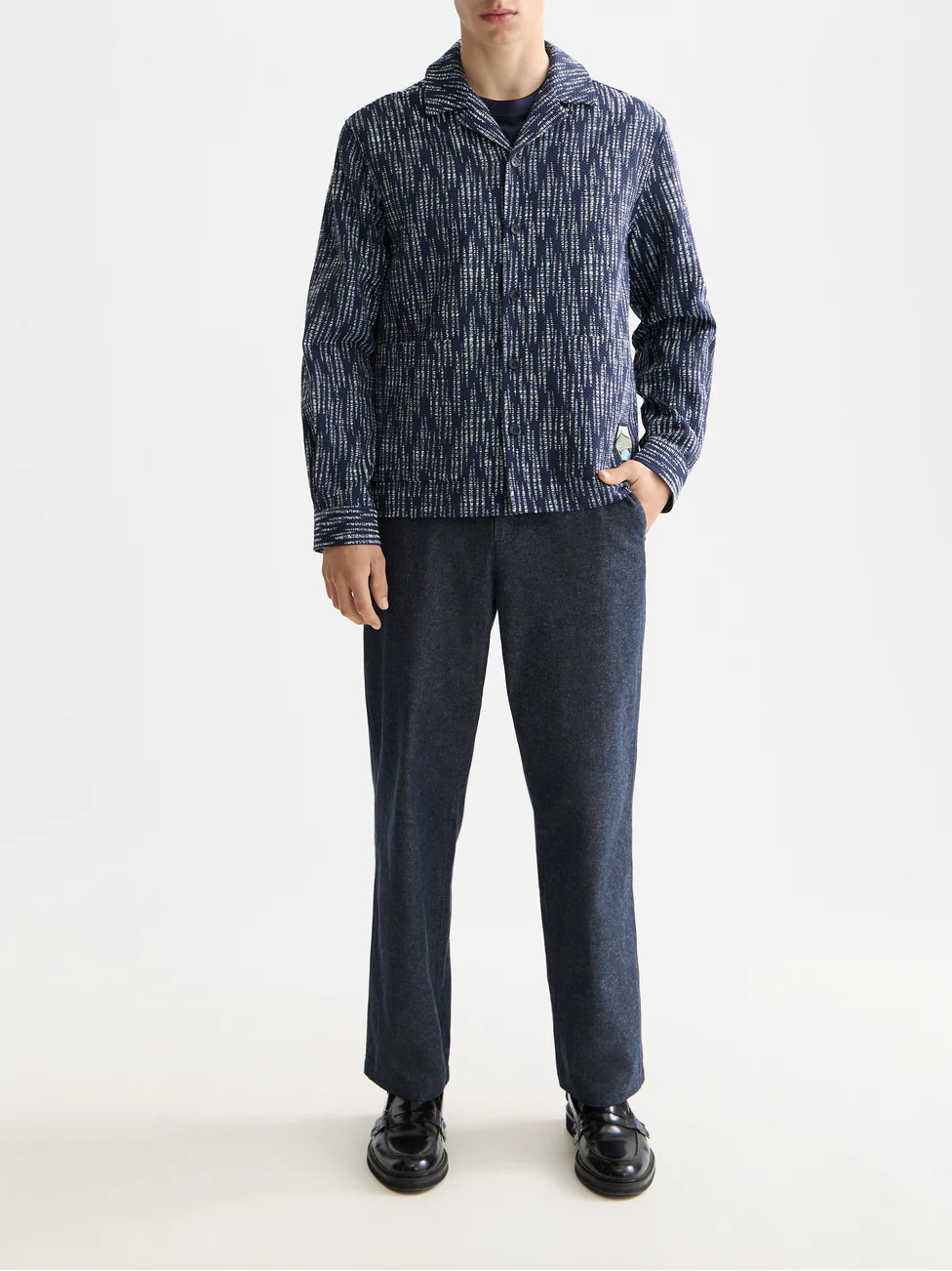 Jacquard overshirt - Image 2