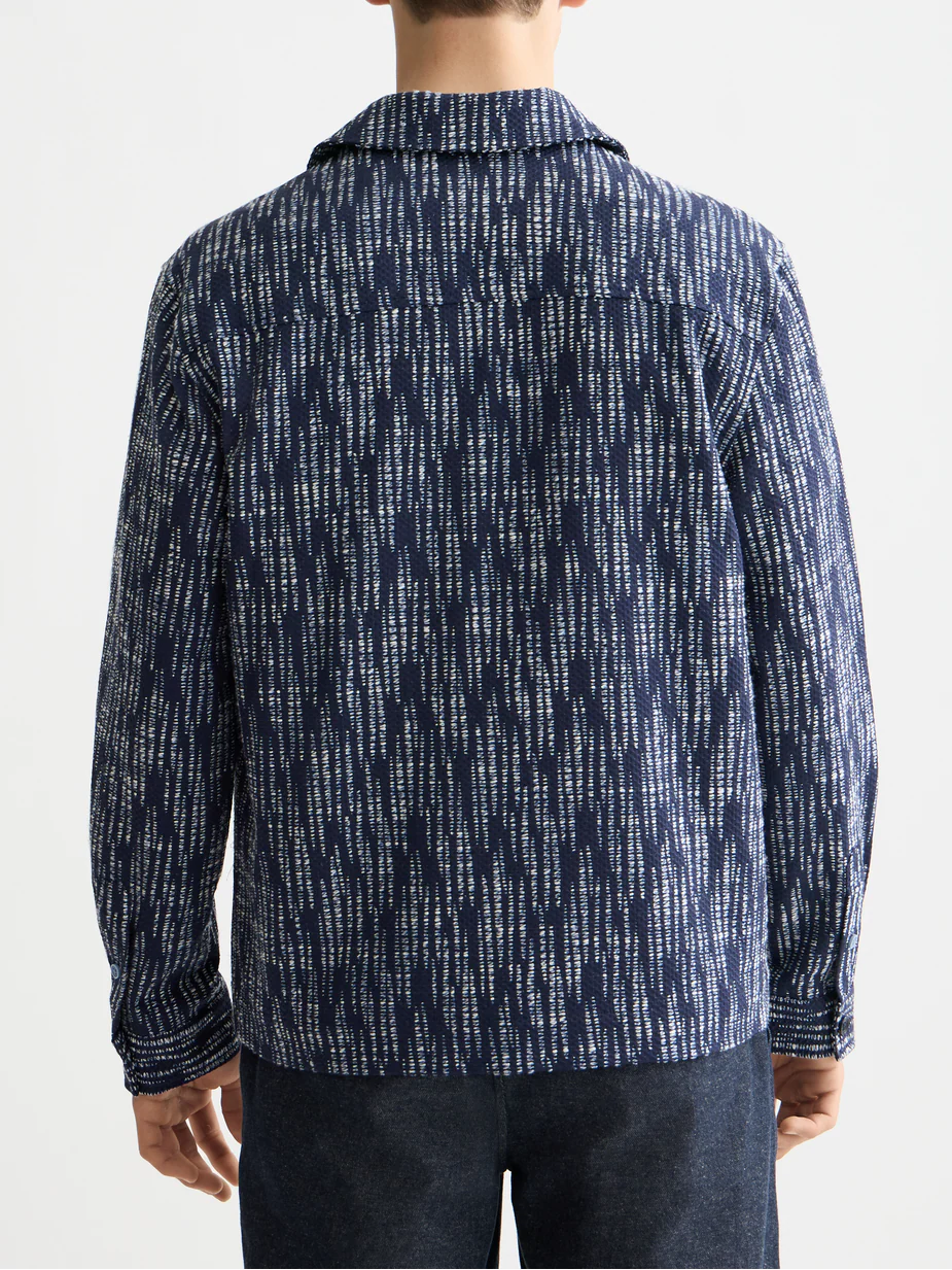 Jacquard overshirt - Image 4