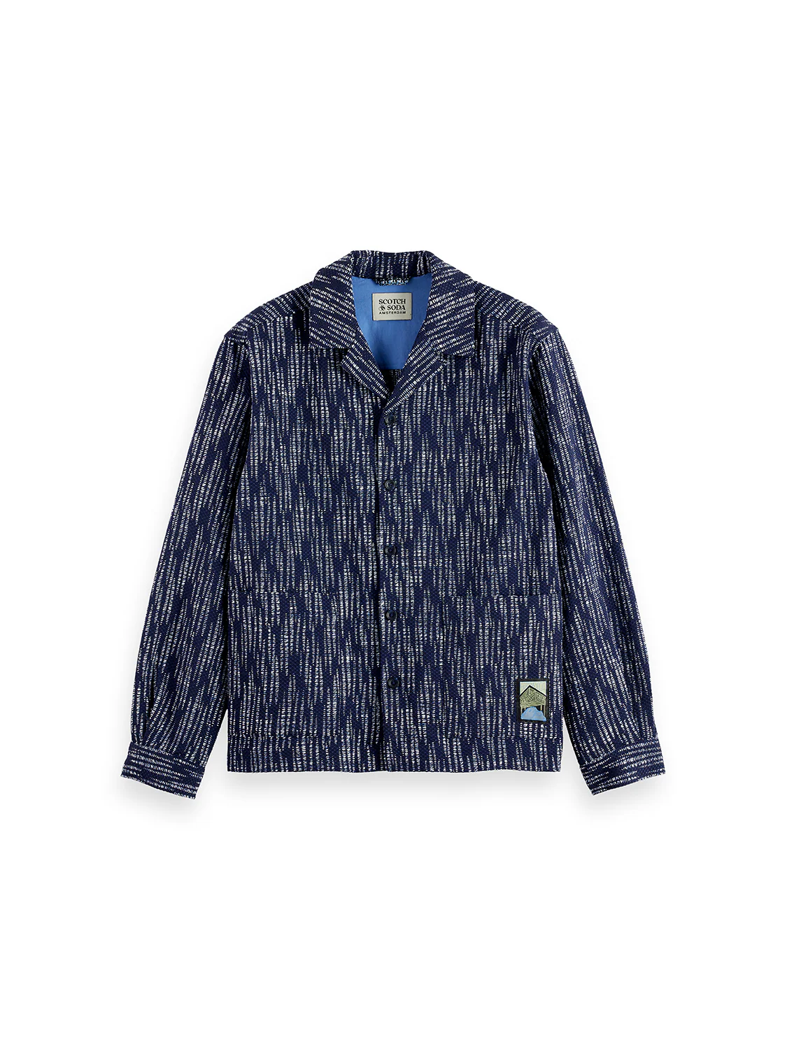 Jacquard overshirt - Image 5