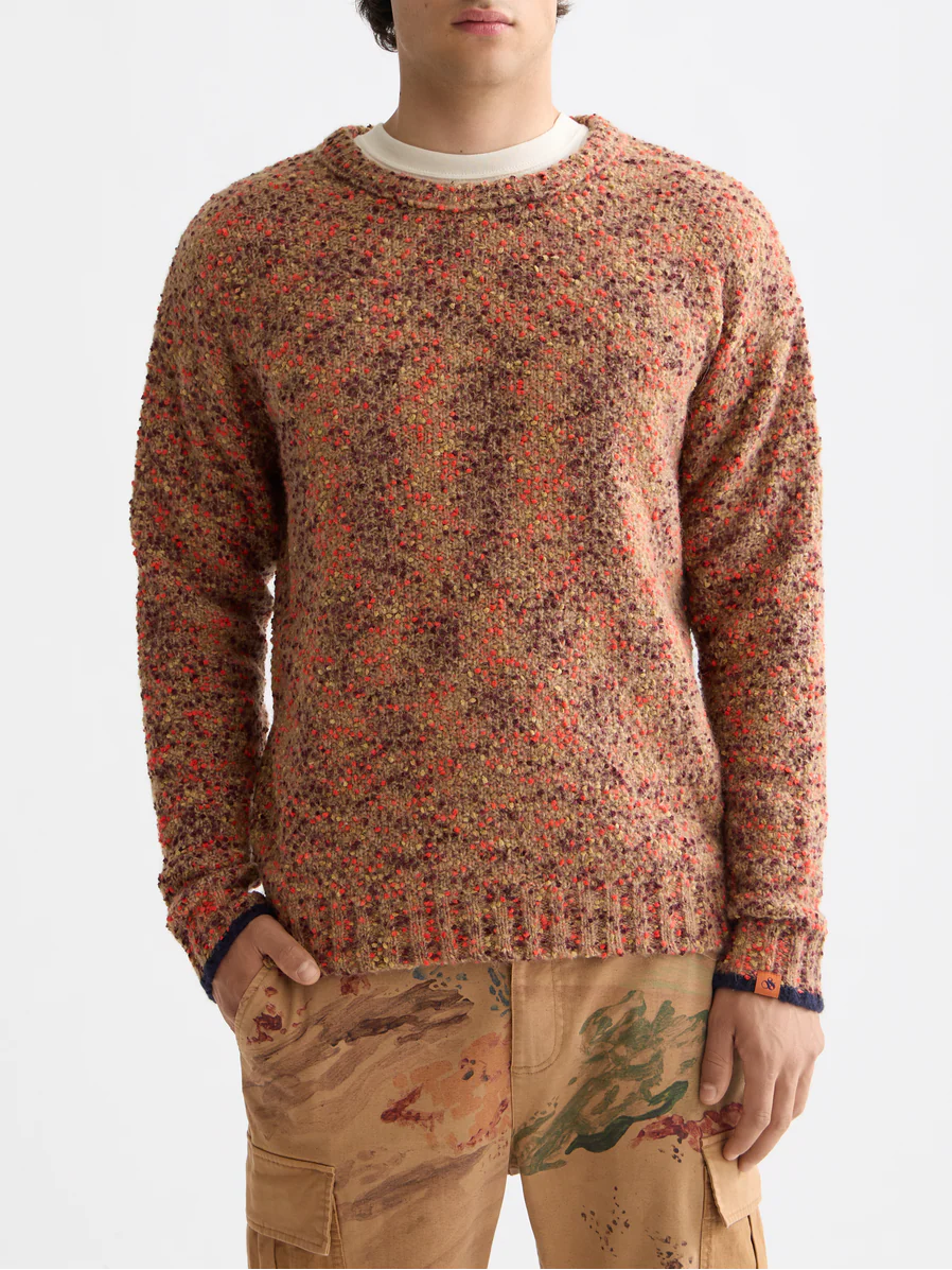 Chunky dropped shoulder pullover