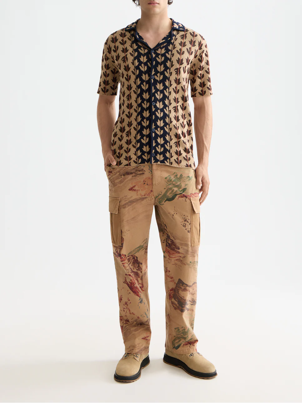 Knitted short sleeve shirt - Image 2