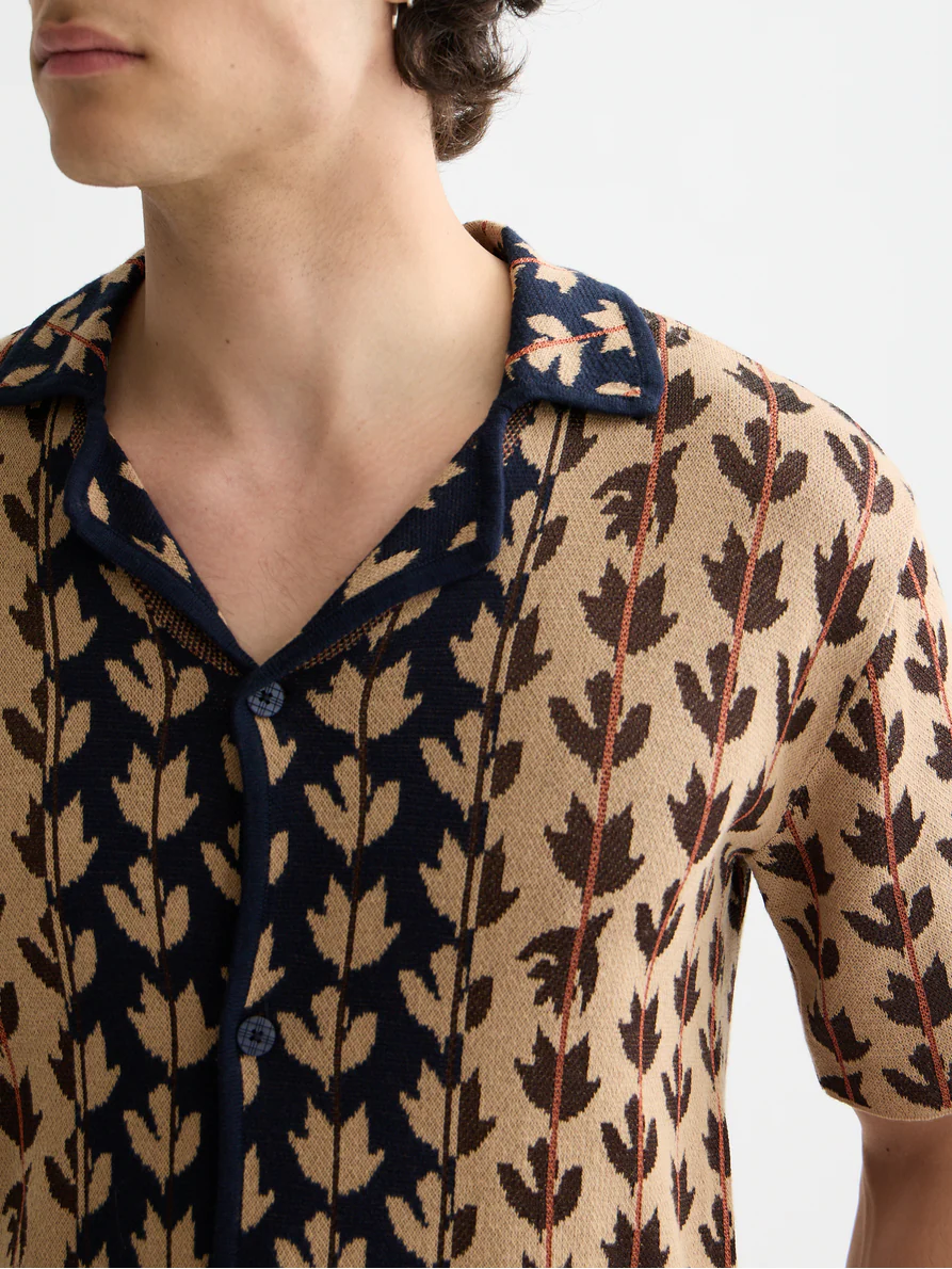Knitted short sleeve shirt - Image 3
