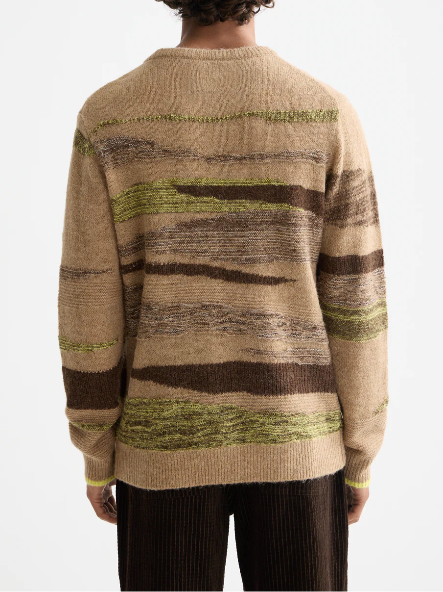 Fluffy alpaca wool blend crew neck - Image 11