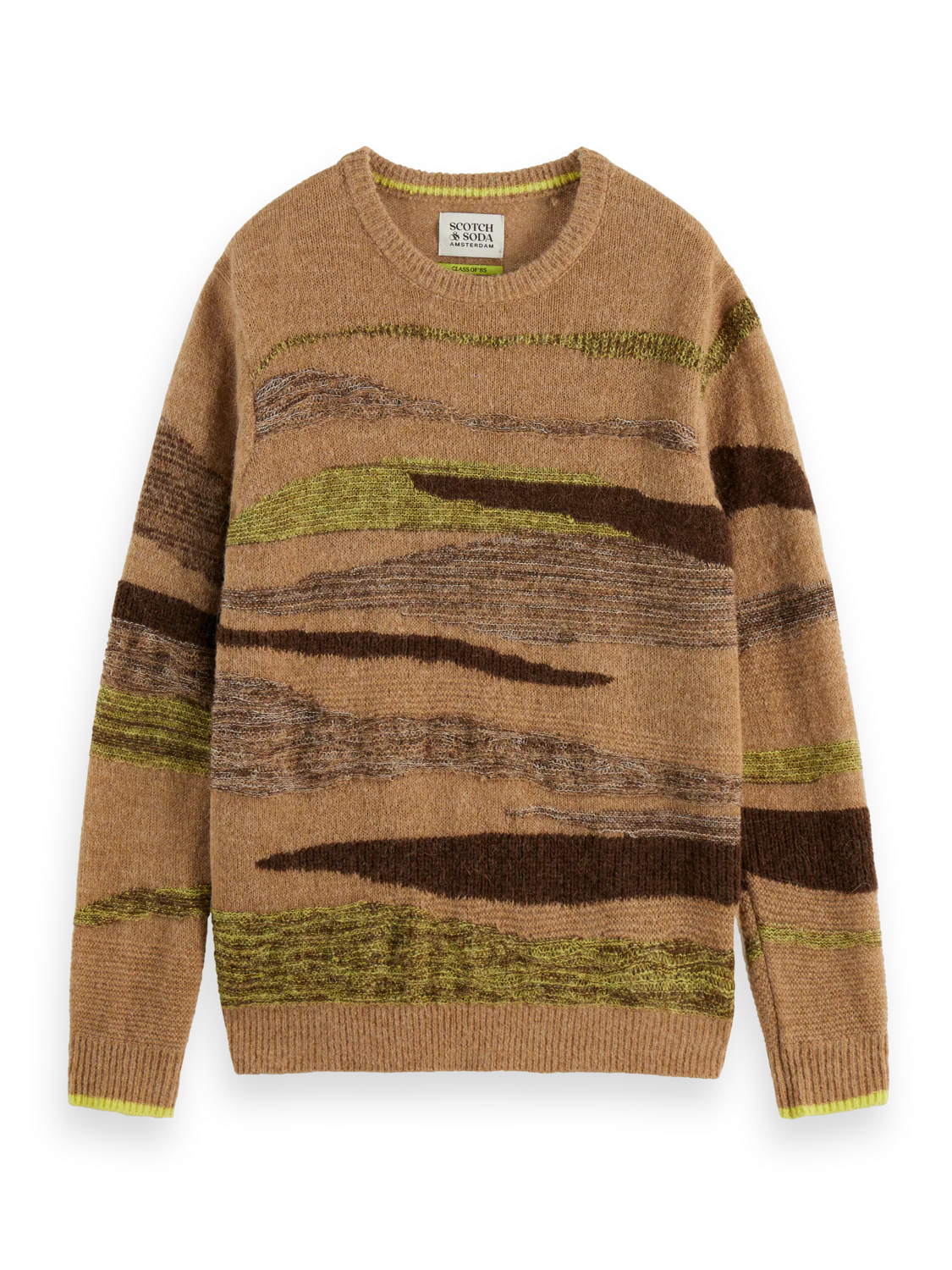 Fluffy alpaca wool blend crew neck - Image 12