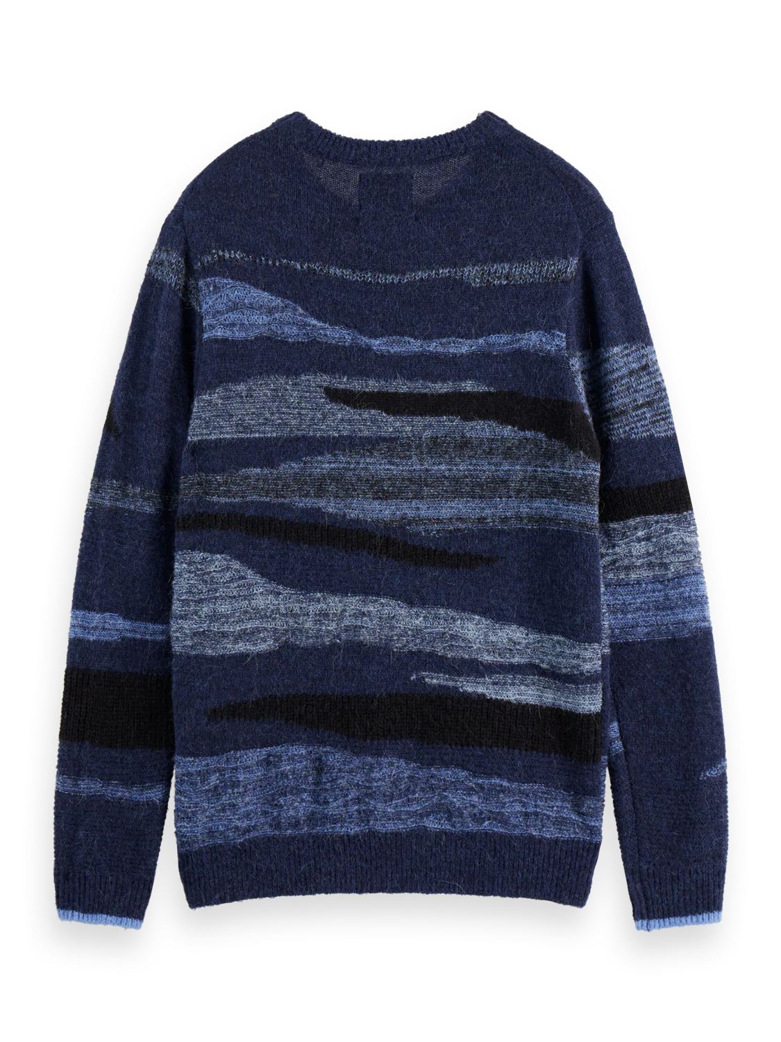 Fluffy alpaca wool blend crew neck - Image 6
