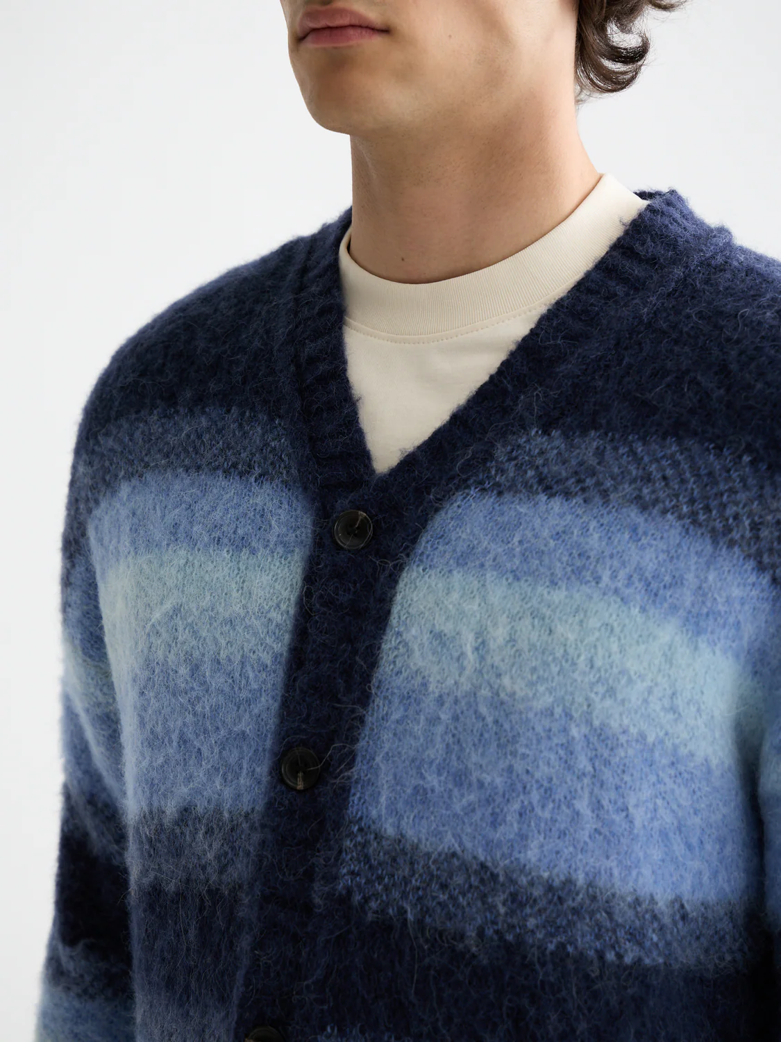 Alpaca wool blend cardigan - Image 3