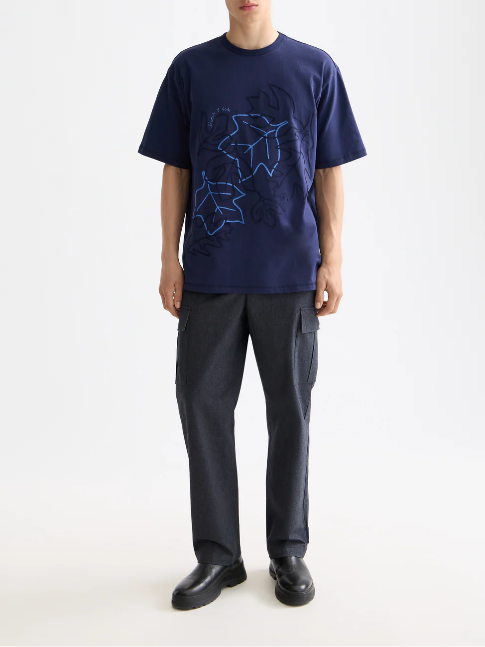 Loose Embroidery T-shirt - Image 2