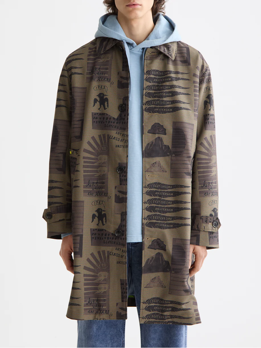 Collage car coat