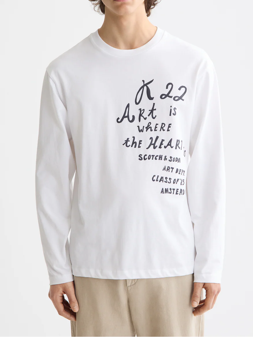 long sleeve artwork t-shirt