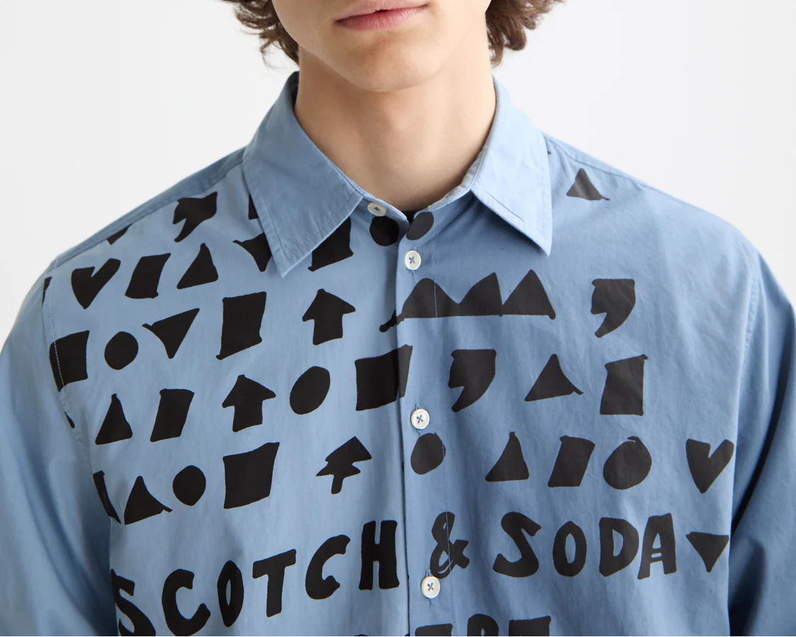 letters poplin shirt - Image 3