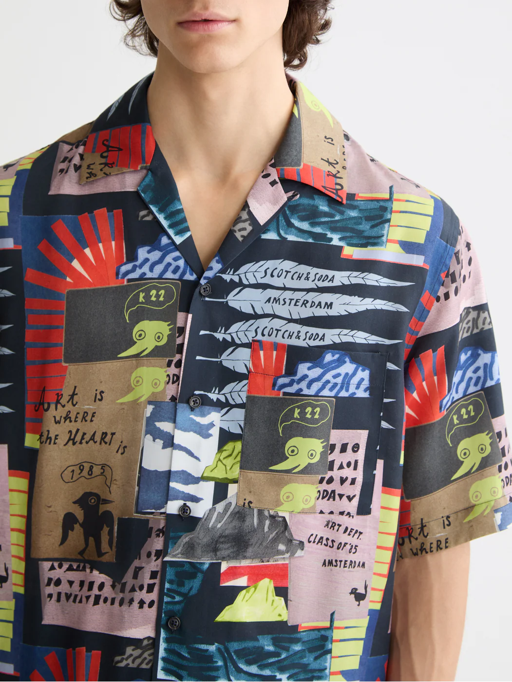 printed short sleeve shirt - Image 3