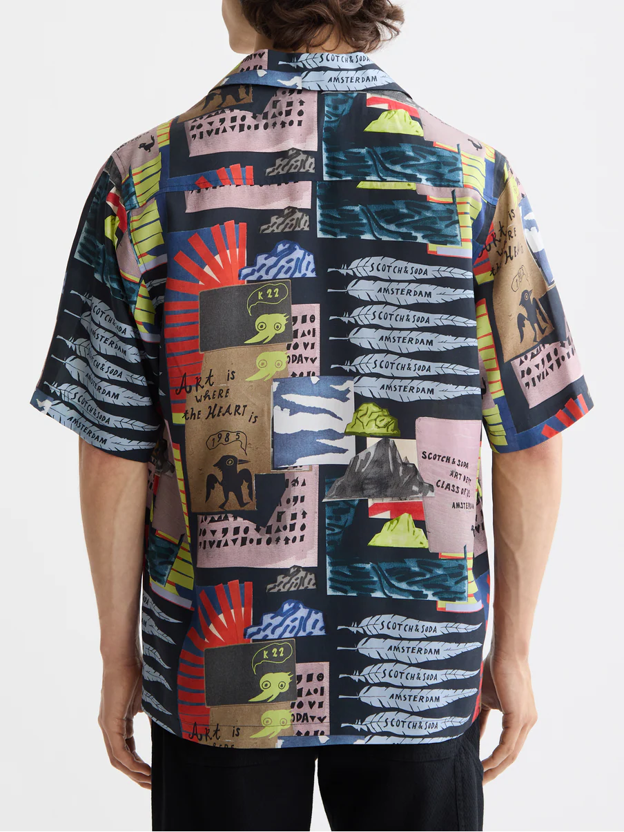 printed short sleeve shirt - Image 4