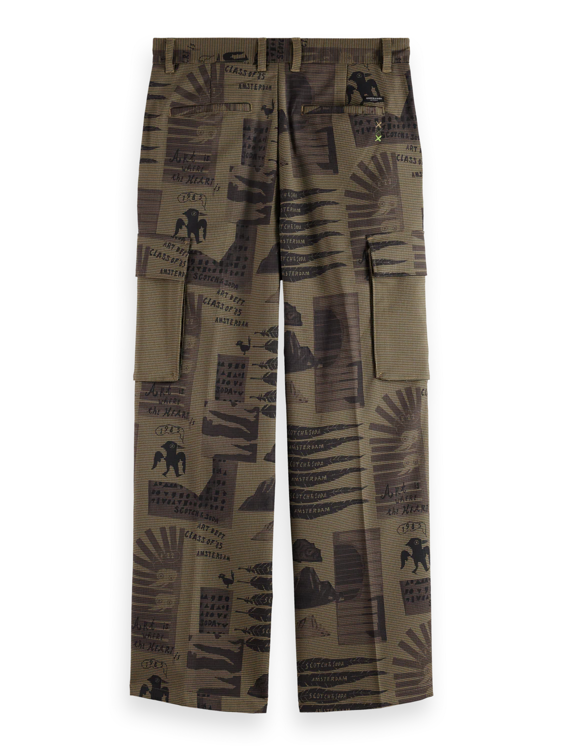 Baggy printed cargo pants - Image 6
