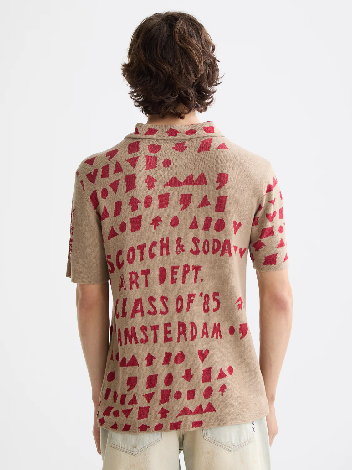 Jacquard knitted shirt - Image 4