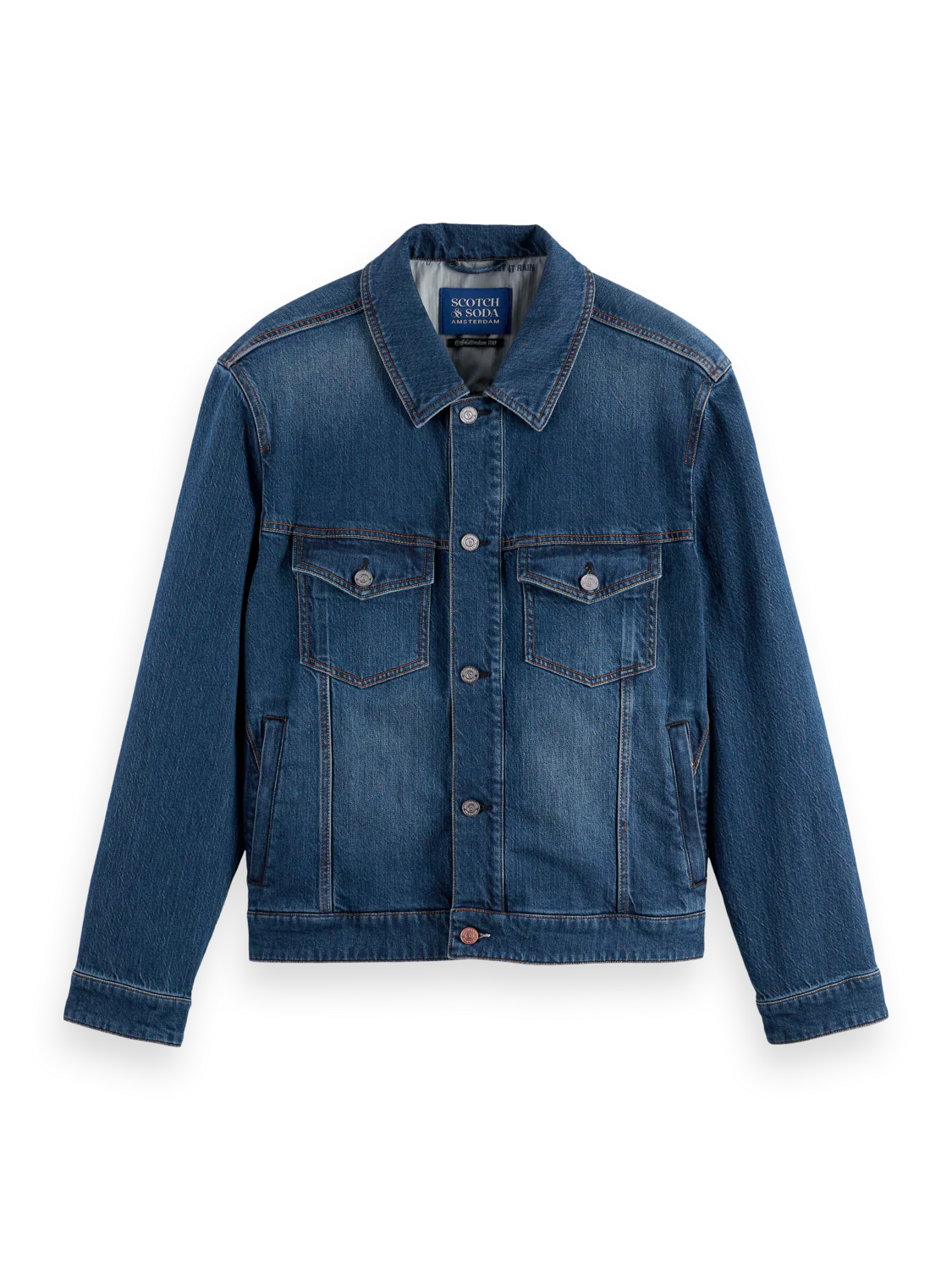Denim Trucker Jacket – Let It Rain Collection - Image 5