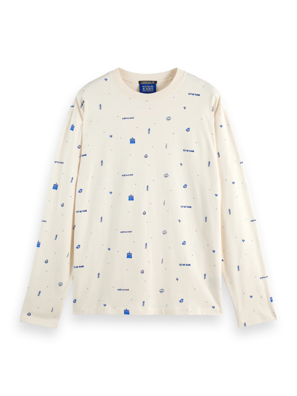 Allover Print Long-Sleeve Top – Let It Rain Collection - Image 5