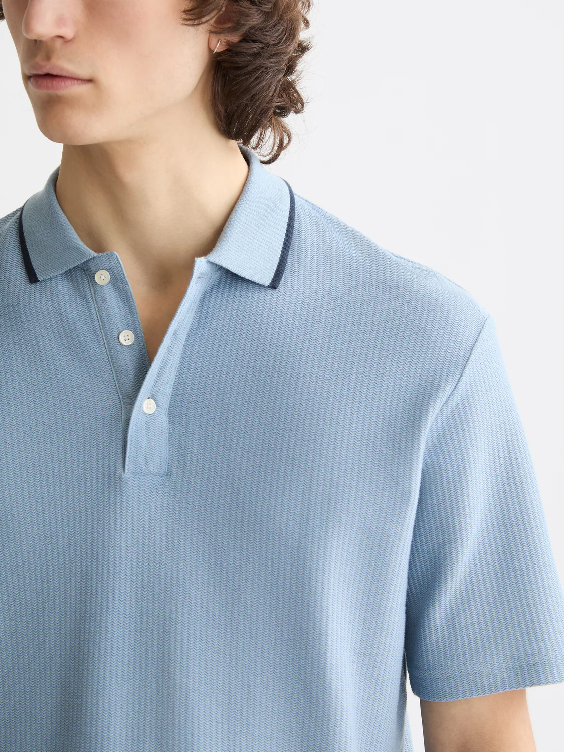 Relaxed structured polo - Image 3