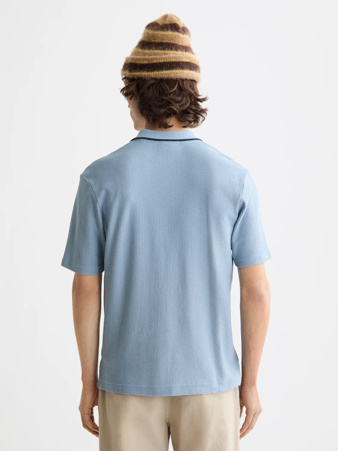 Relaxed structured polo - Image 4