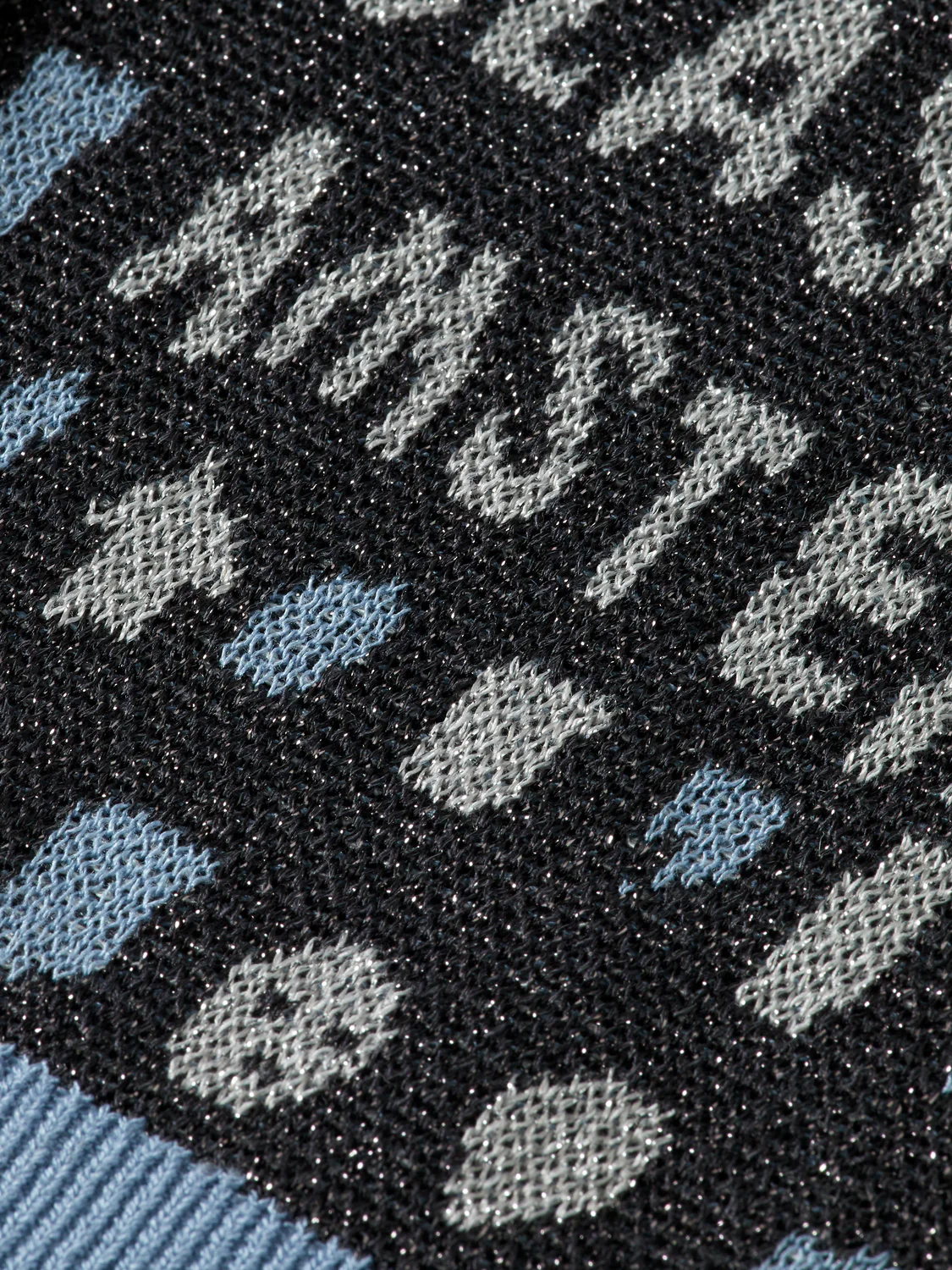 Girls Slim cropped jacquard cardigan - Image 3
