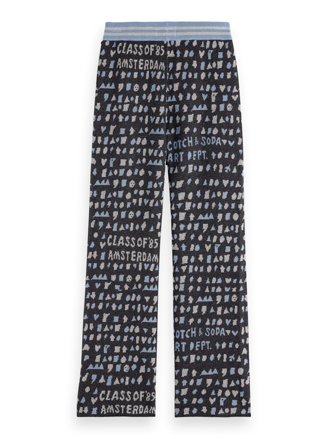 Girls Straight-leg jacquard sweatpants - Image 2
