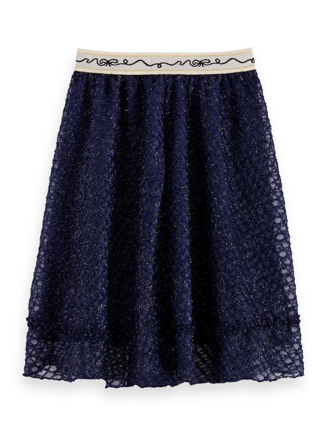 Girls Fancy lurex midi skirt - Image 2