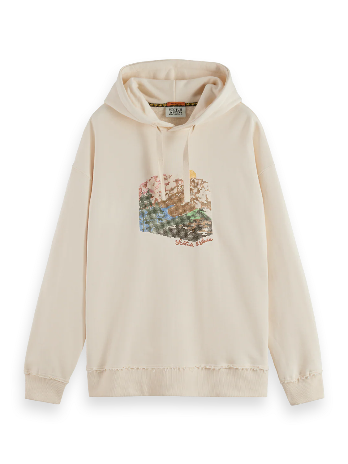 Loose Embroidered Artwork Hoodie - Image 4