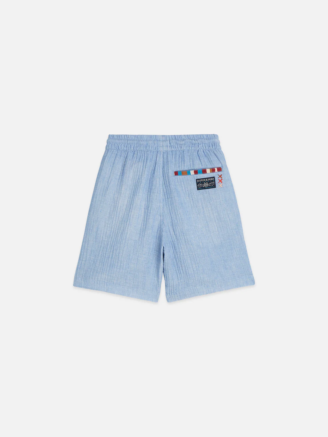 Boys Cotton chambray shorts - Image 2